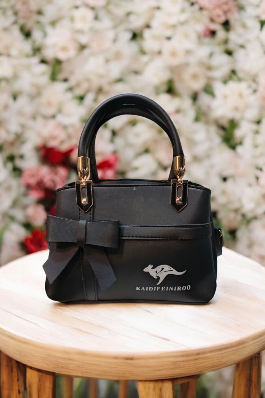 Stylish PU Leather Women's Hand Bag - 1 Pc B-012