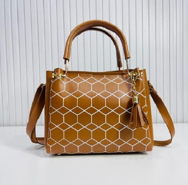 Women's PU Leather Printed Shoulder Bag B-02