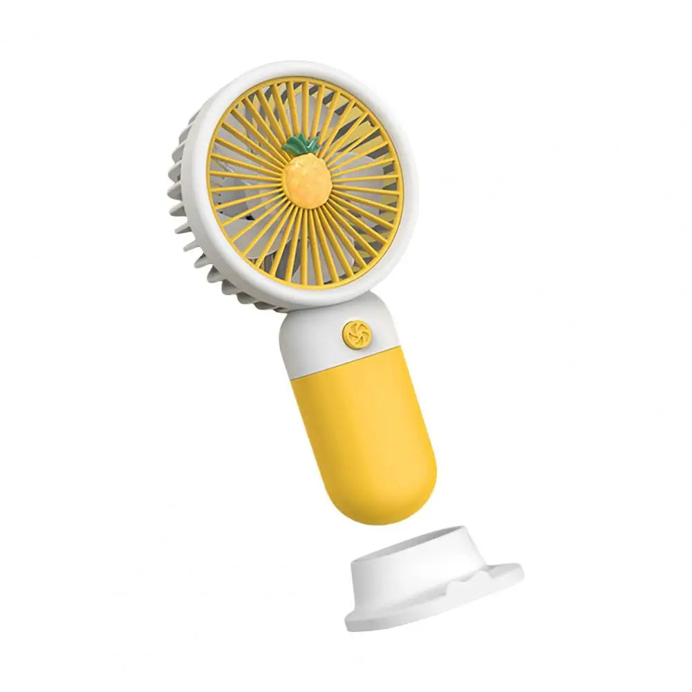 Mini Fan Multifunctional Cool Rechargeable Summer Cartoon Fruit Handheld Mini Fan