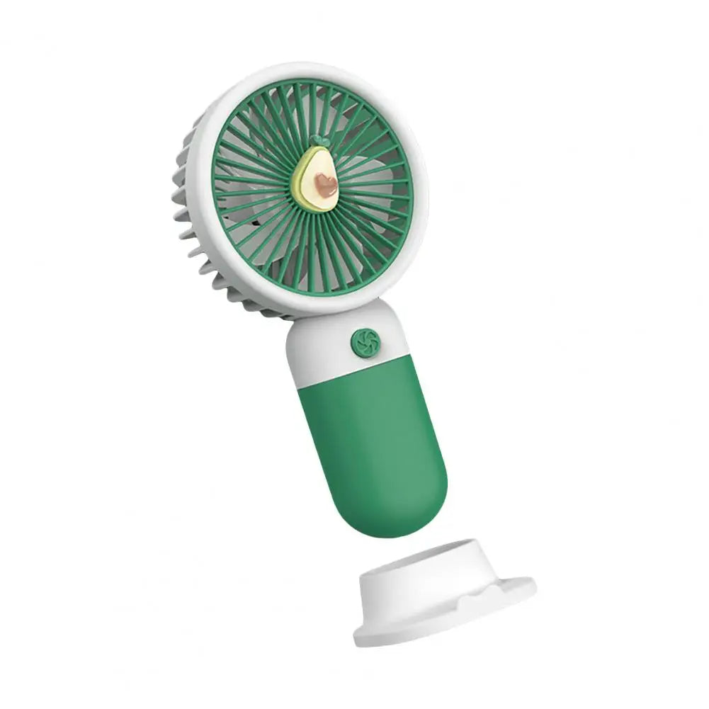 Mini Fan Multifunctional Cool Rechargeable Summer Cartoon Fruit Handheld Mini Fan