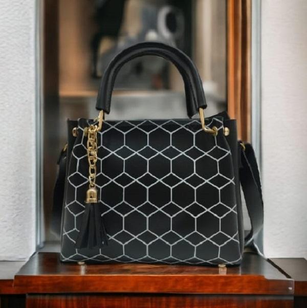 Women's PU Leather Printed Shoulder Bag B-02