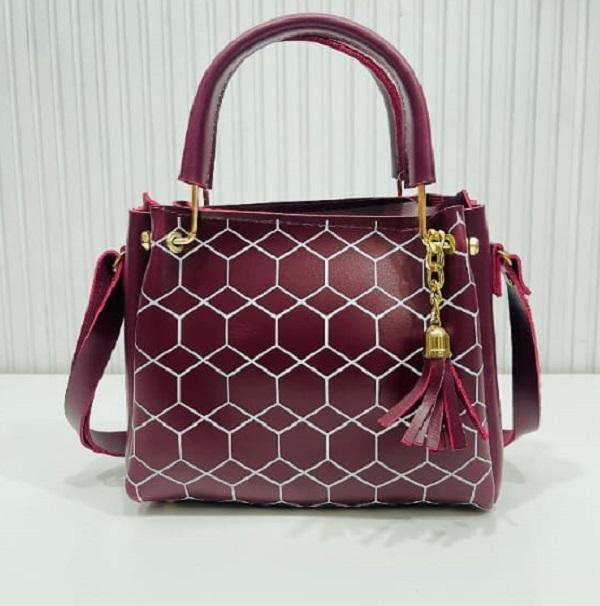 Women's PU Leather Printed Shoulder Bag B-02