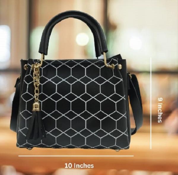 Women's PU Leather Printed Shoulder Bag B-02