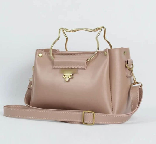 Girl's PU Leather Plain Purse B-03