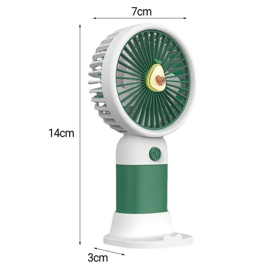 Mini Fan Multifunctional Cool Rechargeable Summer Cartoon Fruit Handheld Mini Fan